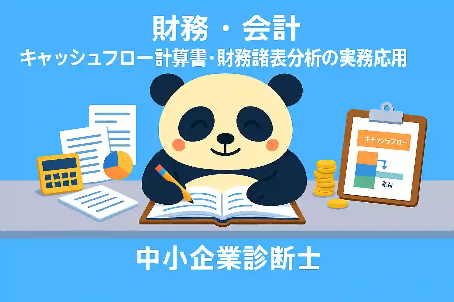 中小企業診断士｜財務・会計｜キャッシュフロー計算書と財務諸表分析を学ぶパンダ